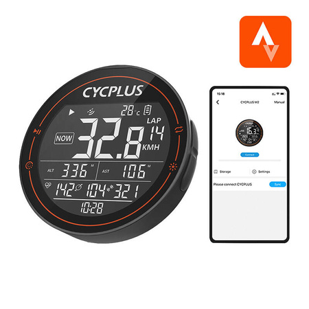 Cycplus M2 rattakompuuter - ühildub Strava, Trainingpeaksi jne-ga.