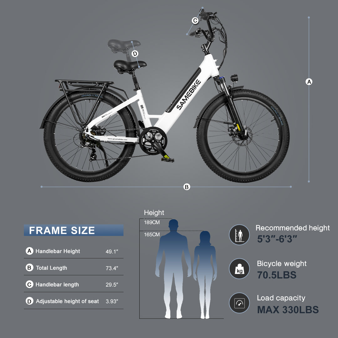 Samebike RS-A01 elektrijalgratas 750W 